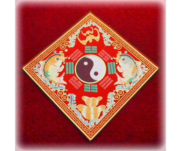 Денежный коврик "Две рыбки + Багуа"
Денежный коврик "Две рыбки + Багуа"