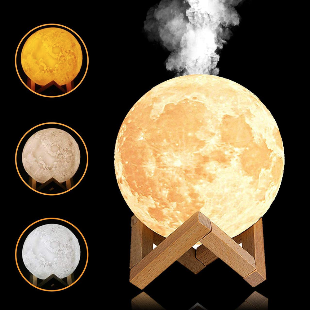 Увлажнитель воздуха ночник на подставке луна 3D Moon Lamp Light Diffuser / Настольный ночник с увлажнителем
Увлажнитель воздуха ночник на подставке луна 3D Moon Lamp Light Diffuser / Настольный ночник с увлажнителем
