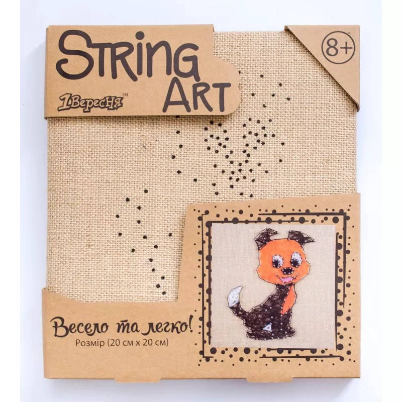 Набор креативного творчества "Верный друг" собака String Art изонить из ниток стринг-арт с гвоздями мулине
Набор креативного творчества "Верный друг" собака String Art изонить из ниток стринг-арт с гвоздями мулине