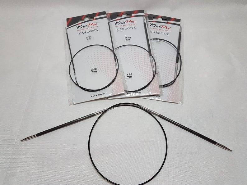 Спиці кругові 60 см Karbonz KnitPro (Карбон КнітПро) 3.5 мм
Спиці кругові 60 см Karbonz KnitPro (Карбон КнітПро) 3.5 мм