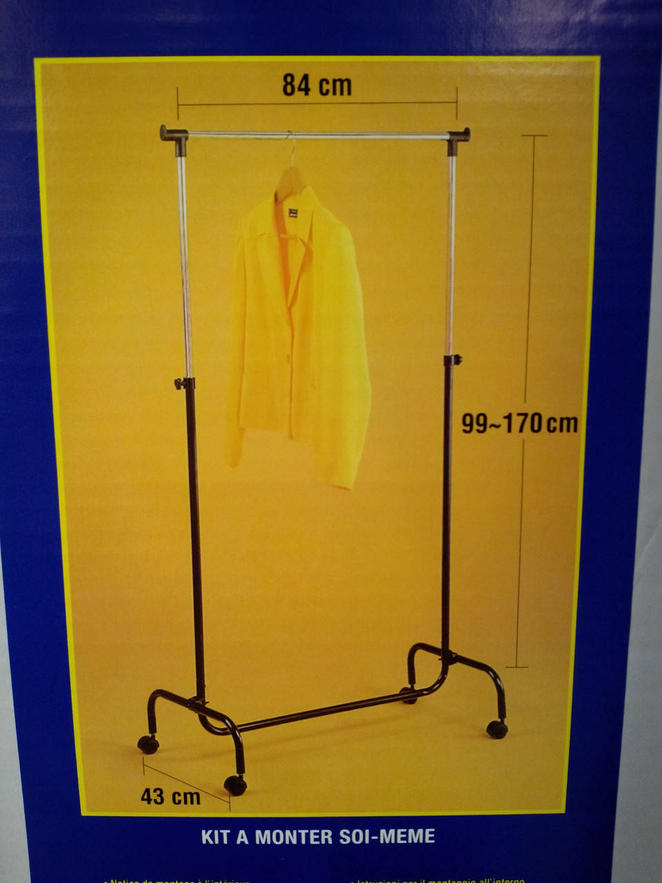 Стойка для одежды "KIT", Черный
Стойка для одежды "KIT", Черный