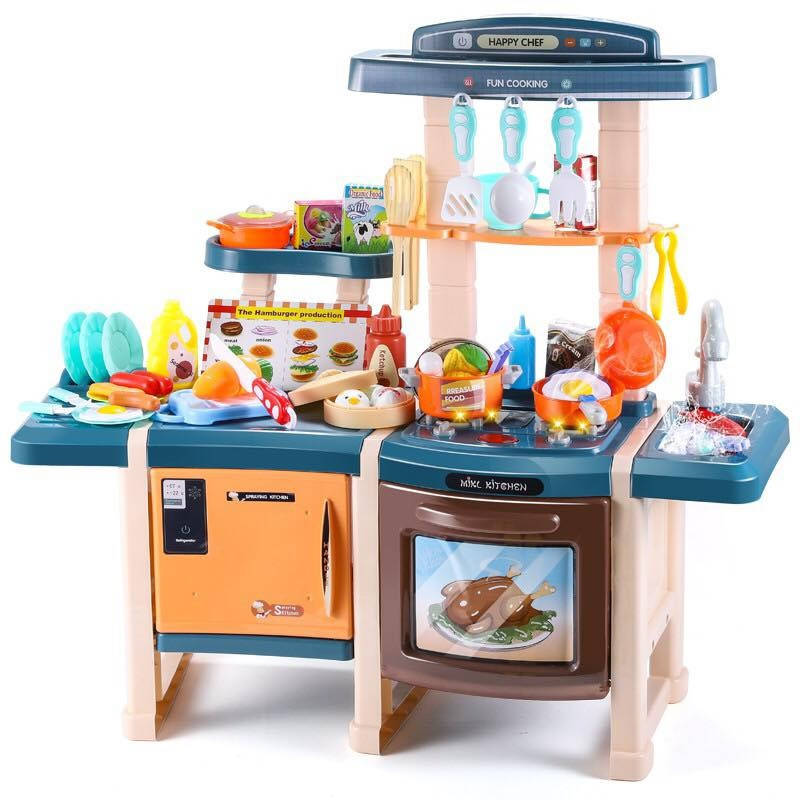 Детская интерактивная кухня Mist Kitchen Spraying 66 см.синяя
Детская интерактивная кухня Mist Kitchen Spraying 66 см.синяя