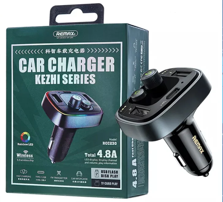 ФМ модулятор c Bluetooth Remax RCC230 черный MP3 FM трансмиттер с блютуз в прикуриватель для авто/машины
ФМ модулятор c Bluetooth Remax RCC230 черный MP3 FM трансмиттер с блютуз в прикуриватель для авто/машины