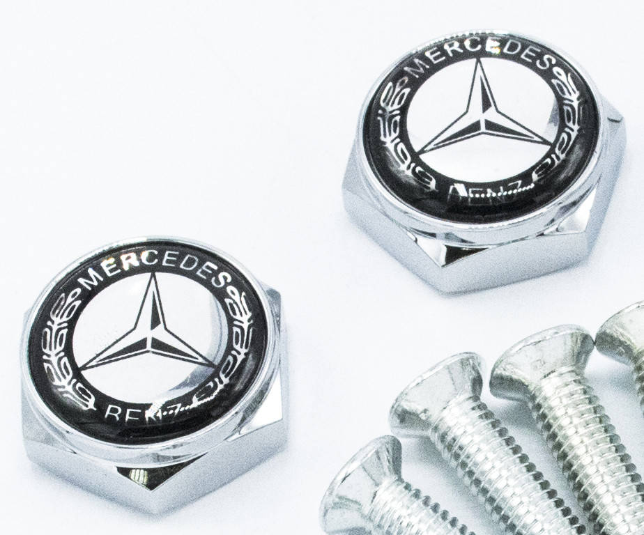 Декоративный болт для номерного знака с логотипом MERCEDES, винты для крепления автомобильного гос номера (
Декоративный болт для номерного знака с логотипом MERCEDES, винты для крепления автомобильного гос номера (