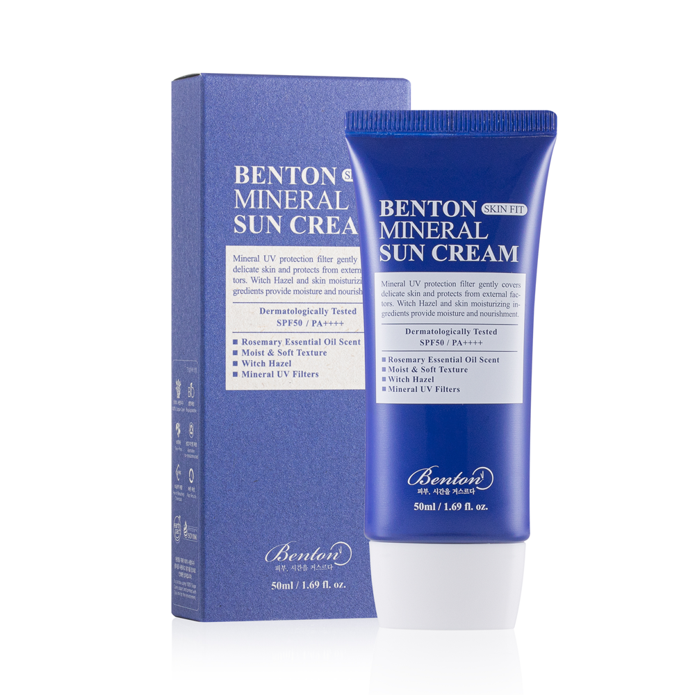 Солнцезащитный крем на минеральной основе Benton Skin Fit Mineral Sun Cream SPF50+/PA++++, 50 мл
Солнцезащитный крем на минеральной основе Benton Skin Fit Mineral Sun Cream SPF50+/PA++++, 50 мл