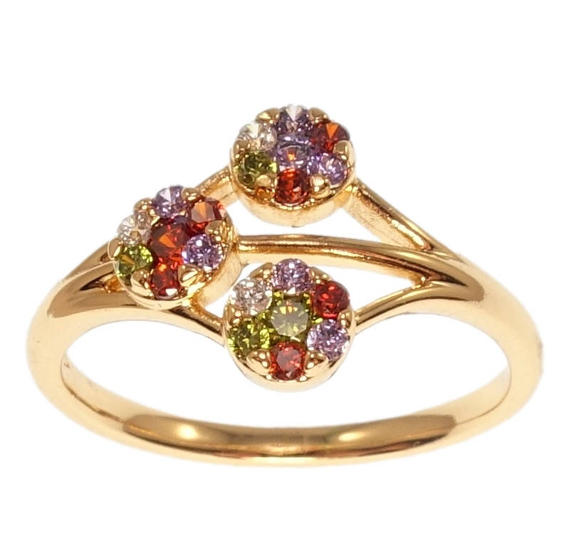 Кольцо Xuping Позолота 18K "Цветочное великолепие из разноцветного циркония" р 18.5,19.5
Кольцо Xuping Позолота 18K "Цветочное великолепие из разноцветного циркония" р 18.5,19.5