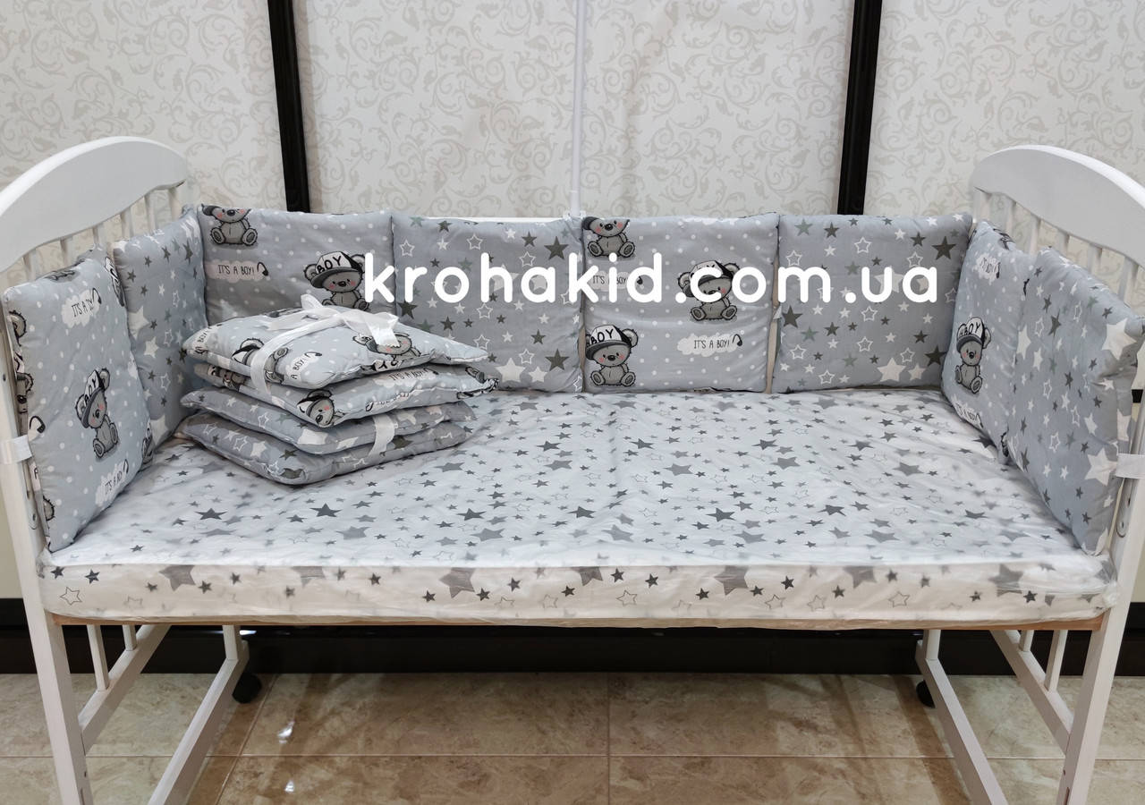 Защита (бортики) в детскую кроватку на 4 стороны из 12 подушек - 120*60 см / бампер в детскую кроватку
Защита (бортики) в детскую кроватку на 4 стороны из 12 подушек - 120*60 см / бампер в детскую кроватку