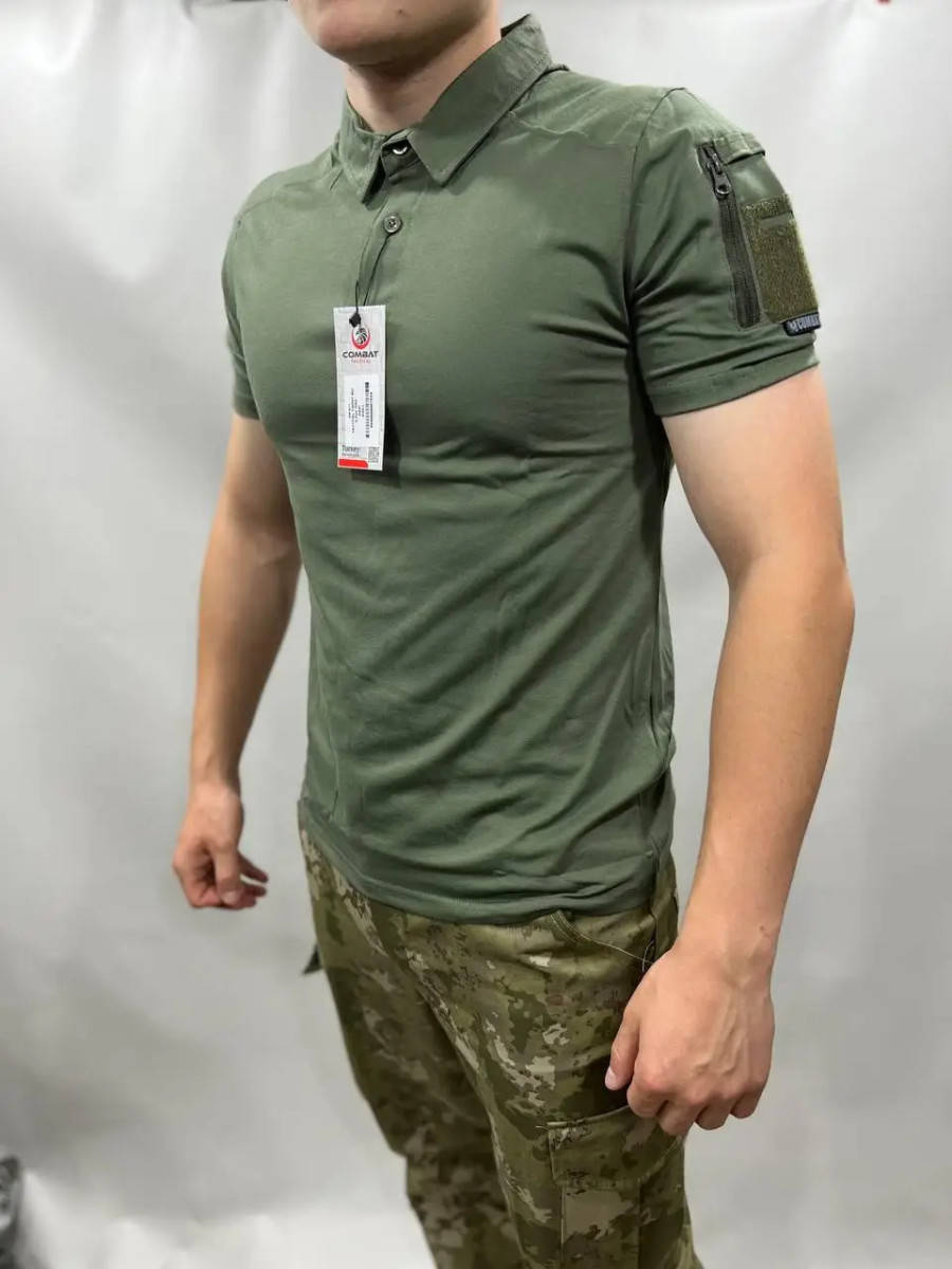 Футболка мужская тактическая поло потоотводящая ВСУ Combat Tactical S 46 р 6587 оливковая, Оливковый
Футболка мужская тактическая поло потоотводящая ВСУ Combat Tactical S 46 р 6587 оливковая, Оливковый