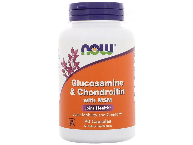 Глюкозамин, хондроитин и МСМ, Glucosamine & Chondroitin with MSM, Now Foods, 90 капсул
Глюкозамин, хондроитин и МСМ, Glucosamine & Chondroitin with MSM, Now Foods, 90 капсул