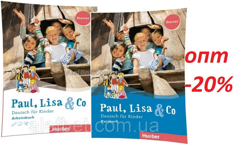 Немецкий язык / Paul, Lisa & Co / Kursbuch+Arbeitsbuch. Учебник+Тетрадь (комплект), Starter / Hueber
Немецкий язык / Paul, Lisa & Co / Kursbuch+Arbeitsbuch. Учебник+Тетрадь (комплект), Starter / Hueber