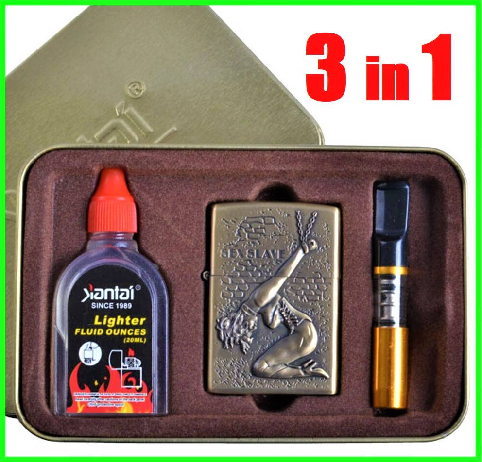 Подарочный Набор 3 в 1 ( Зажигалка ZIPPO Бензиновая, Мундштук и Бензин для заправки )
Подарочный Набор 3 в 1 ( Зажигалка ZIPPO Бензиновая, Мундштук и Бензин для заправки )
