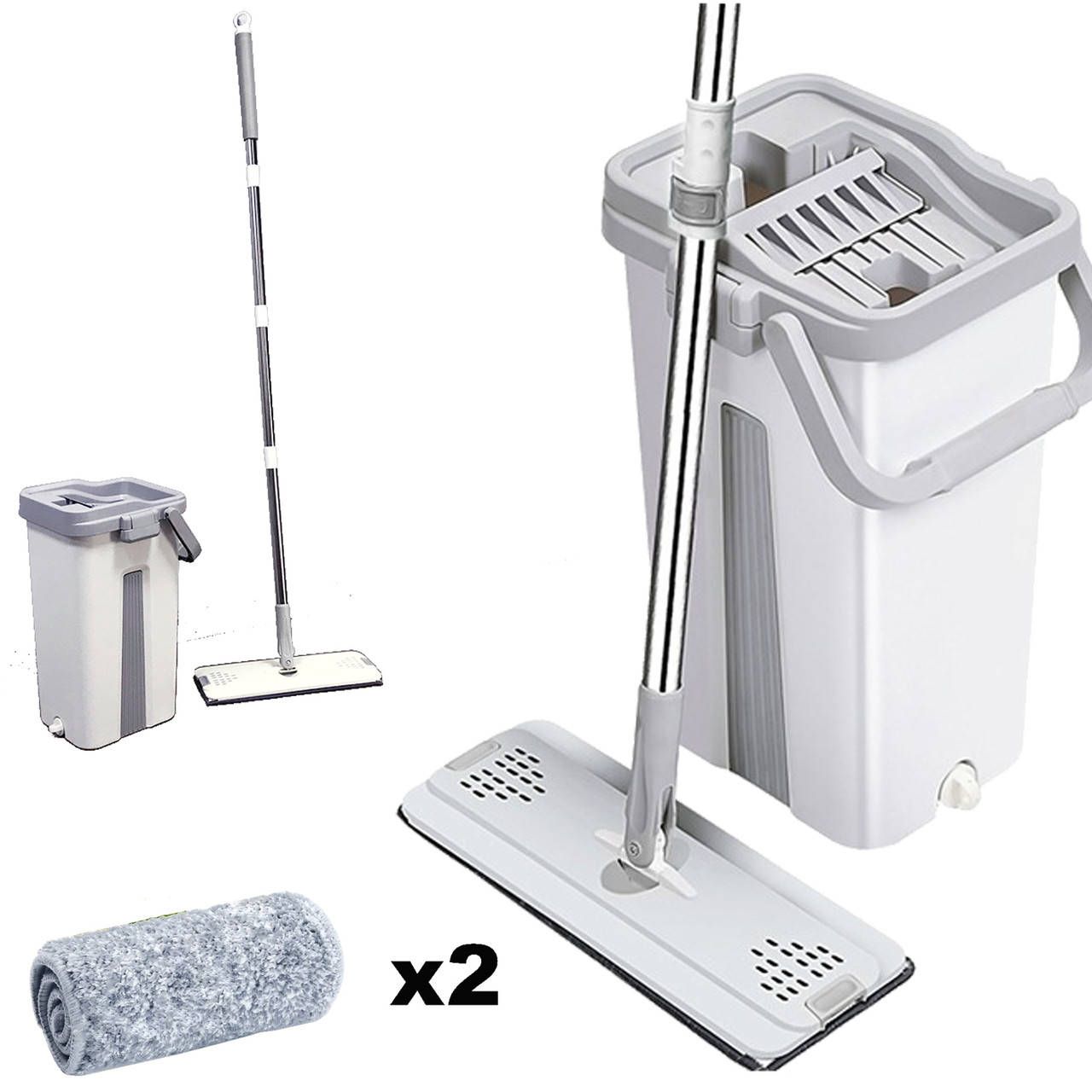Комплект для уборки с ведром швабра с вертикальным отжимом Лентяйка Cleaning Kit автоматический отжим ANS
Комплект для уборки с ведром швабра с вертикальным отжимом Лентяйка Cleaning Kit автоматический отжим ANS