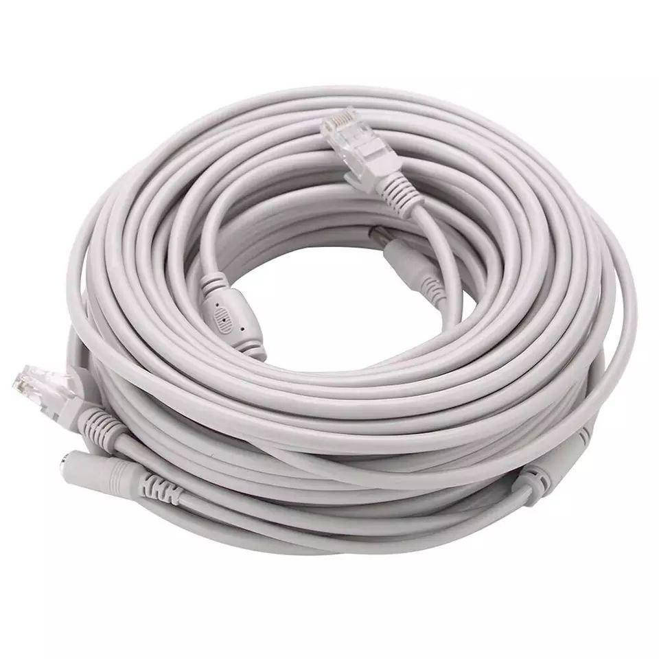 Кабель Ethernet RJ45+питание постоянного тока 30 метров. CCTV кабель RJ45. Штекера для камеры видеонаблюдения
Кабель Ethernet RJ45+питание постоянного тока 30 метров. CCTV кабель RJ45. Штекера для камеры видеонаблюдения