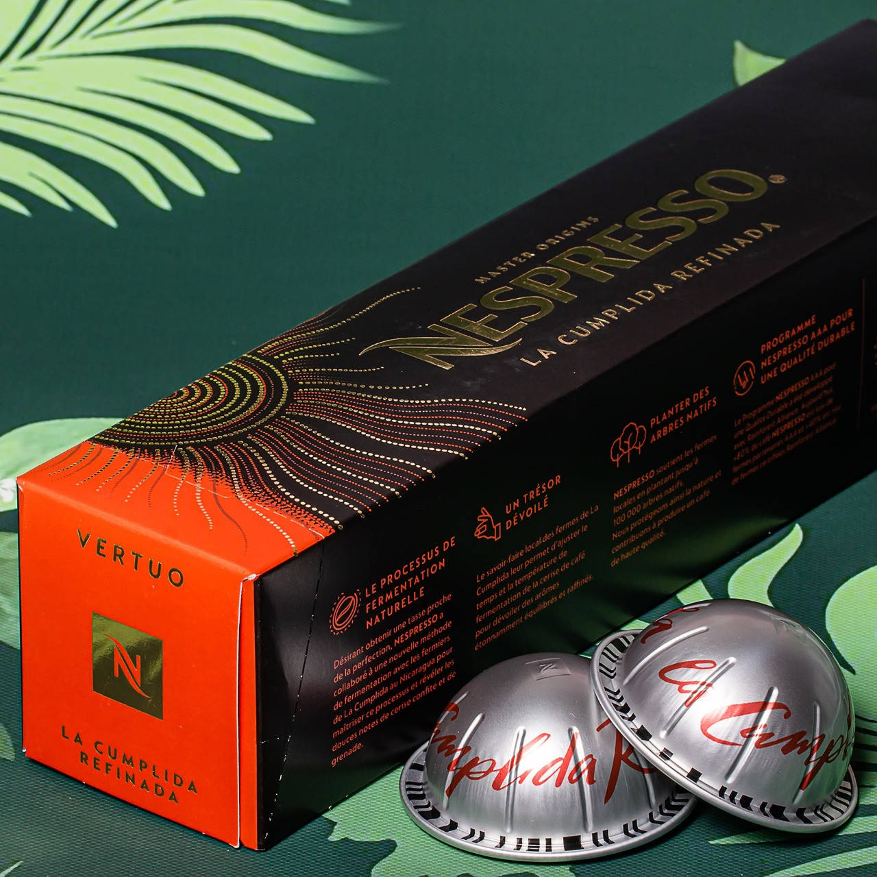 Кофе в капсулах Nespresso Vertuo Nicaragua La Cumplida Refinada Фруктовый, Швейцария (10шт)
Кофе в капсулах Nespresso Vertuo Nicaragua La Cumplida Refinada Фруктовый, Швейцария (10шт)
