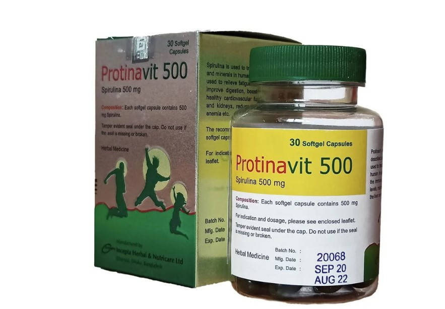 Protinavit - cпирулина, мягкие гелевые капсулы (30 штук). Оказывают общеукрепляющее действие на организм.
Protinavit - cпирулина, мягкие гелевые капсулы (30 штук). Оказывают общеукрепляющее действие на организм.