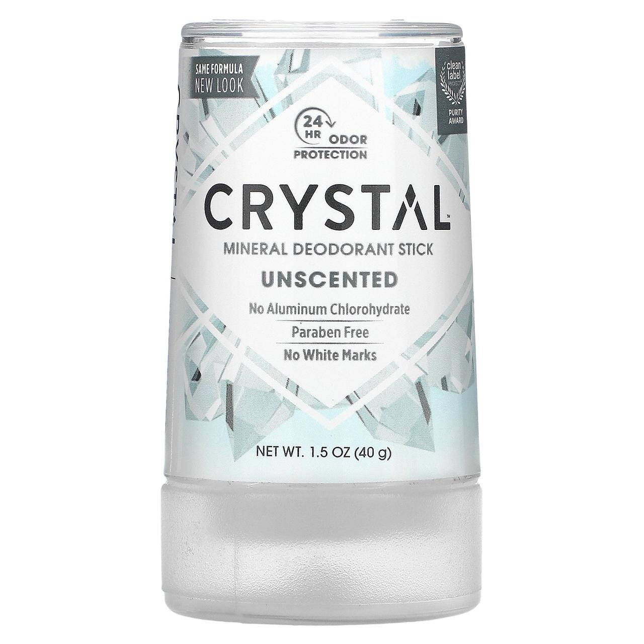 Минеральный дезодорант-карандаш Кристалл, без запаха, Crystal Body Deodorant, 40 г
Минеральный дезодорант-карандаш Кристалл, без запаха, Crystal Body Deodorant, 40 г