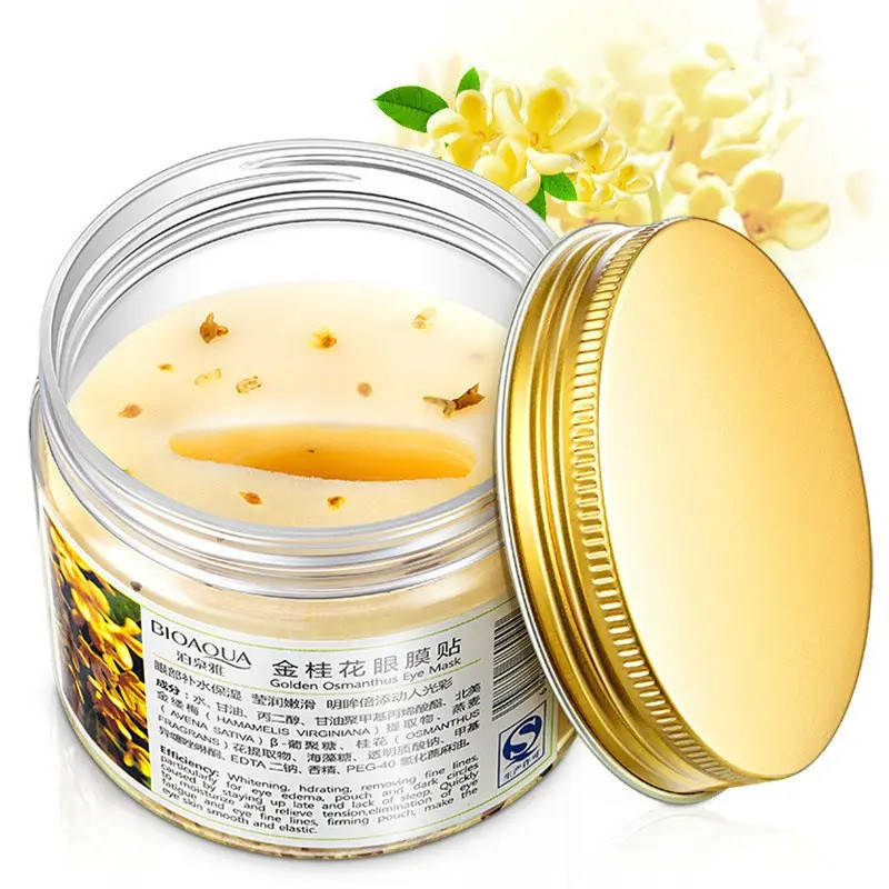Увлажняющие и омолаживающие патчи для глаз Bioaqua Golden Osmanthus Eye Mask с золотым османтусом
Увлажняющие и омолаживающие патчи для глаз Bioaqua Golden Osmanthus Eye Mask с золотым османтусом
