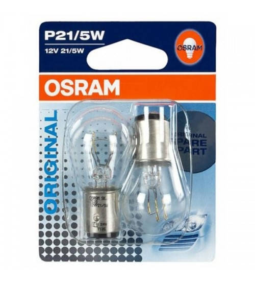 Лампа накаливания P21/5W 12V (пр-во OSRAM) 
Лампа накаливания P21/5W 12V (пр-во OSRAM)