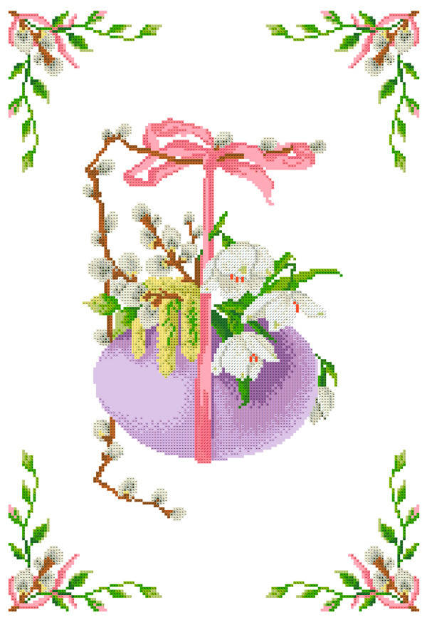 ХВВ-108. Схема для вишивки бісером Великодній рушник
ХВВ-108. Схема для вишивки бісером Великодній рушник