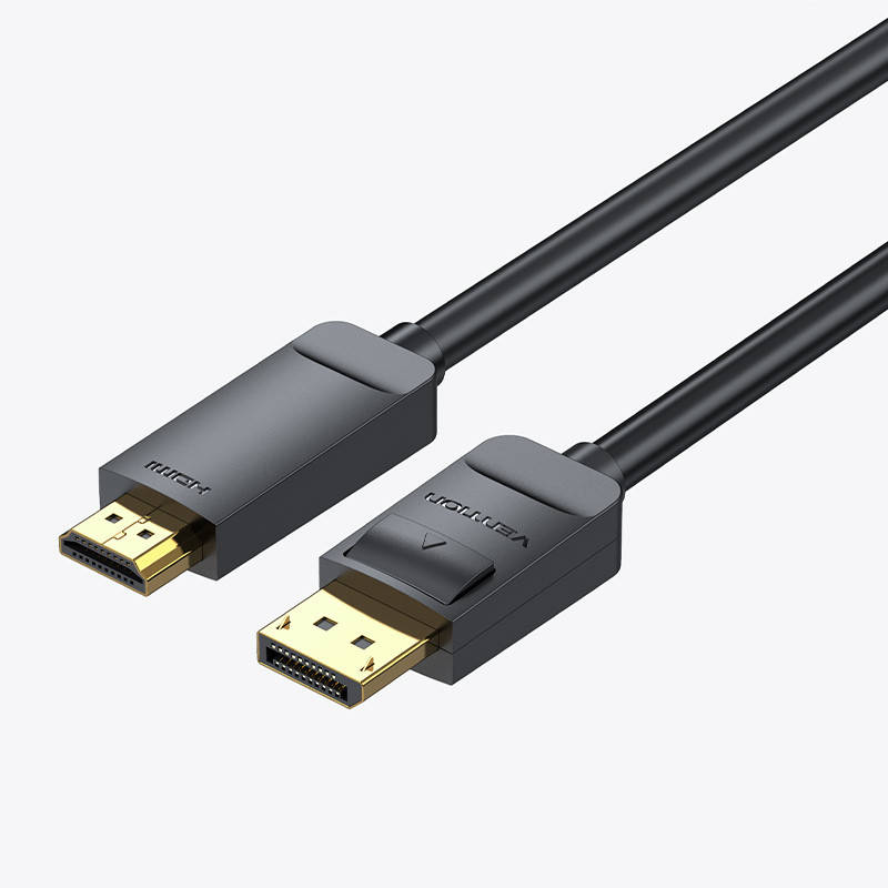 Кабель DisplayPort-HDMI v.1.2 Vention 4K 2K 30Hz 21.6Gbps 1.5m Black (HAGBG), Черный
Кабель DisplayPort-HDMI v.1.2 Vention 4K 2K 30Hz 21.6Gbps 1.5m Black (HAGBG), Черный