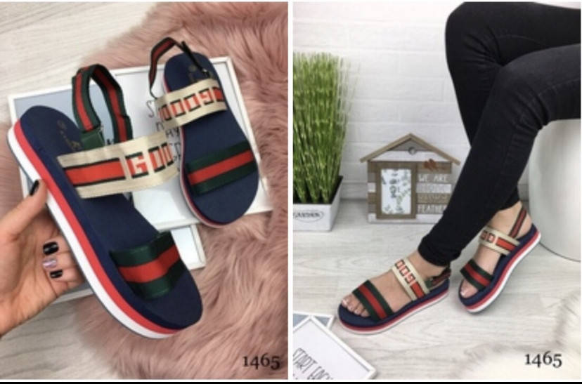 Босоножки на танкетке Walk Gucci 
Босоножки на танкетке Walk Gucci