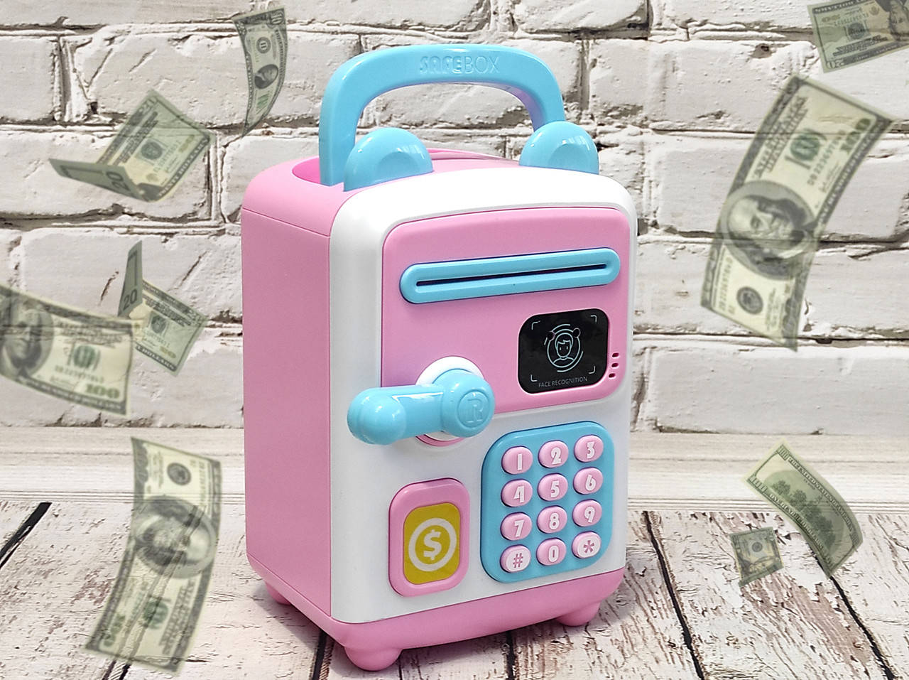 Электронная детская копилка-сейф с кодовым замком Face Recognition Money Box Розовая, Розовый
Электронная детская копилка-сейф с кодовым замком Face Recognition Money Box Розовая, Розовый