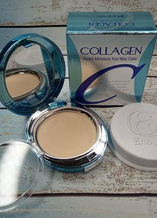 Коллагеновая пудра со сменным блоком SPF 25 Enough Collagen Hydro Moisture Two Way Cake оттенок 13
Коллагеновая пудра со сменным блоком SPF 25 Enough Collagen Hydro Moisture Two Way Cake оттенок 13