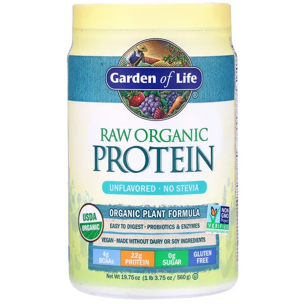 Garden of Life, Органический белок RAW, органическая растительная формула, без ароматизаторов, 560 г (19,75 ун
Garden of Life, Органический белок RAW, органическая растительная формула, без ароматизаторов, 560 г (19,75 ун