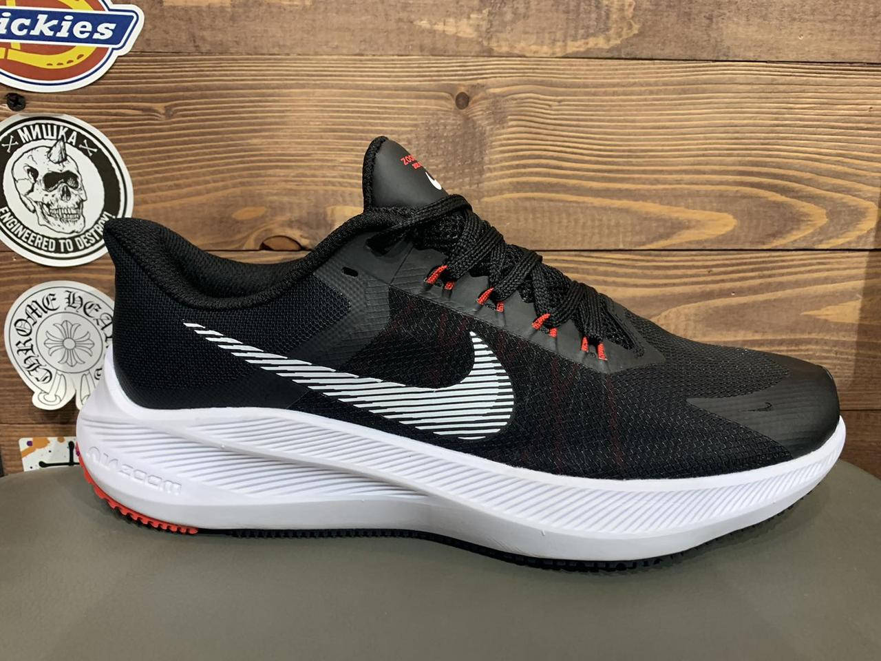 Мужские кроссовки Nike Zoom Winflo Black/White 44, Черно-белый 
Мужские кроссовки Nike Zoom Winflo Black/White 44, Черно-белый