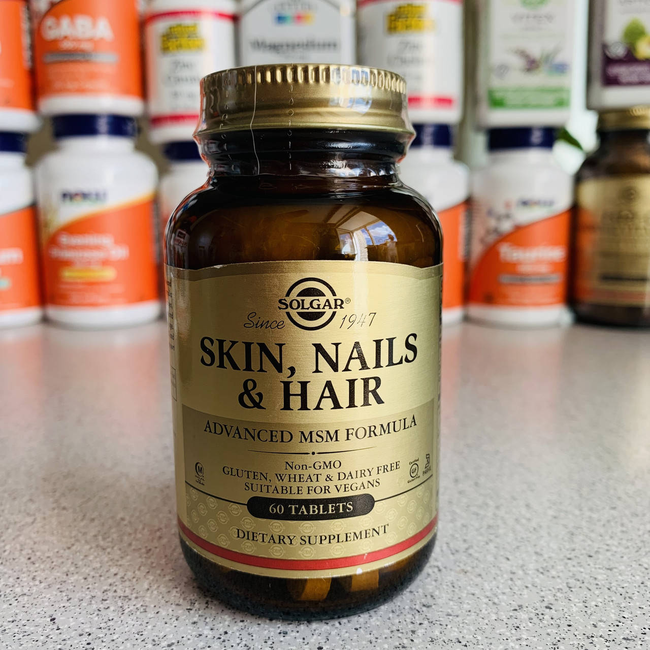 Solgar, кожа, ногти и волосы, улучшенная рецептура с МСМ, 60 таблеток
Solgar, кожа, ногти и волосы, улучшенная рецептура с МСМ, 60 таблеток