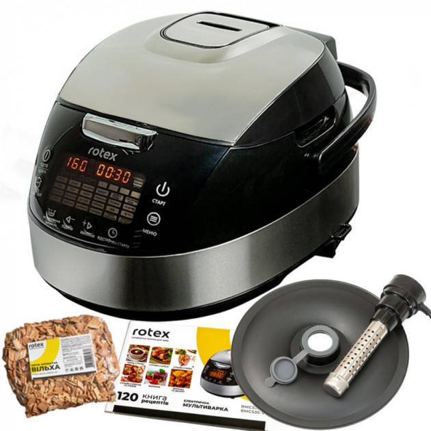 Мультиварка керамика мрамор 25 программ Rotex RMC535-W Smoke Master 860 Вт Копчение Мультиповар пароварка
Мультиварка керамика мрамор 25 программ Rotex RMC535-W Smoke Master 860 Вт Копчение Мультиповар пароварка