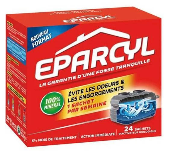 ЭПАРСИЛ, EPARCYL. ОРИГИНАЛ, ФРАНЦИЯ! 24 ПАКЕТА! Порошок для выгребных ям, биоактиватор, 864 гр (24 п х 36 гр)
ЭПАРСИЛ, EPARCYL. ОРИГИНАЛ, ФРАНЦИЯ! 24 ПАКЕТА! Порошок для выгребных ям, биоактиватор, 864 гр (24 п х 36 гр)