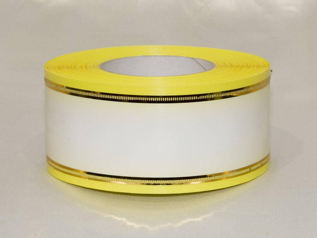Стрічка 7/50 біло-жовта 
Стрічка 7/50 біло-жовта