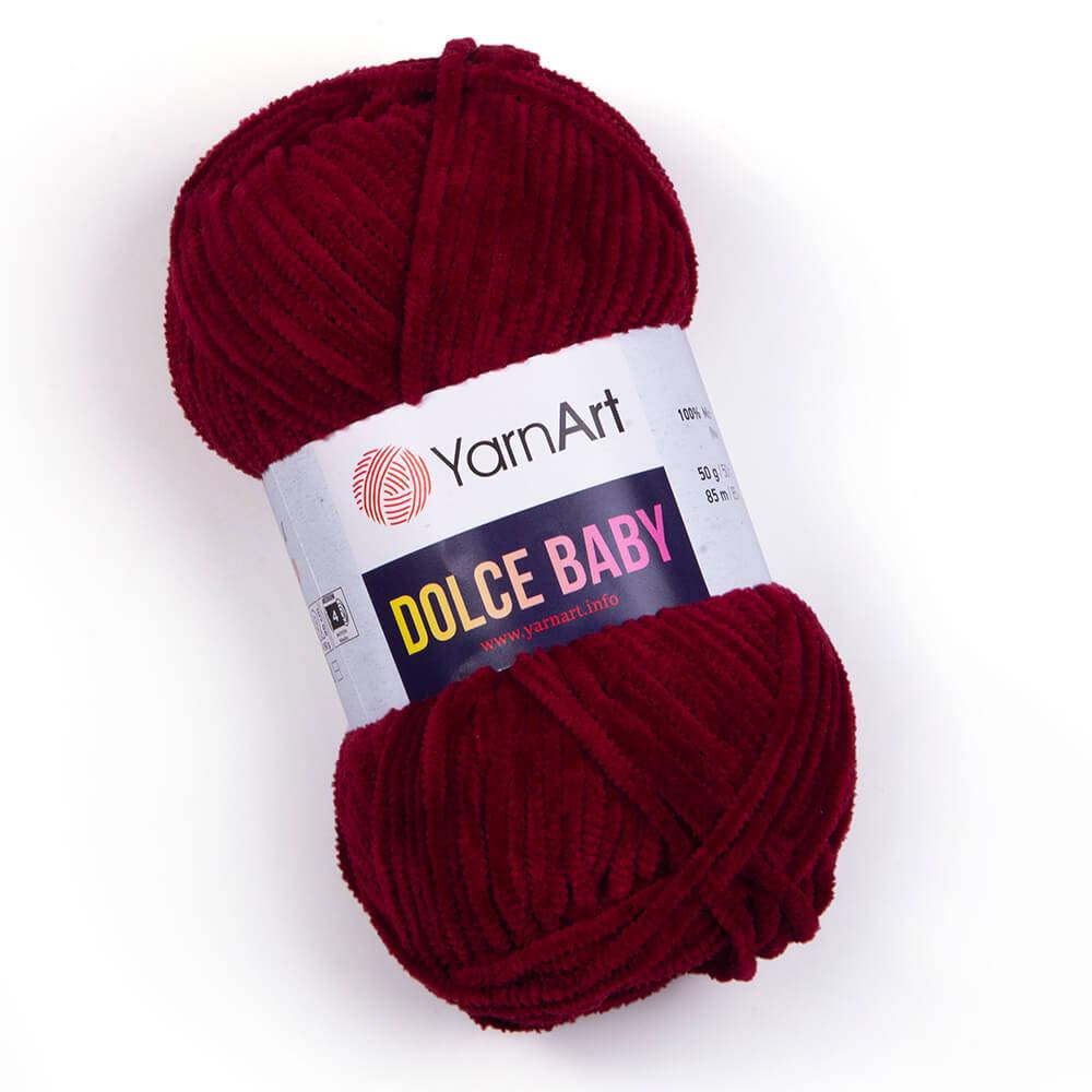 Yarnart Dolce Baby (ЯрнАрт Дольче Беби) №752 бордовый (Пряжа плюшевая, нитки велюр для вязания)
Yarnart Dolce Baby (ЯрнАрт Дольче Беби) №752 бордовый (Пряжа плюшевая, нитки велюр для вязания)