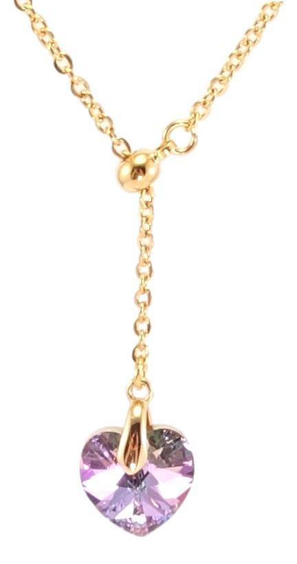 Подвески Xuping 18K с кр-ми Swarovski на цепочке "Сердечко Paradise Shine на бегунке" дл.45-48,5см х 2мм
Подвески Xuping 18K с кр-ми Swarovski на цепочке "Сердечко Paradise Shine на бегунке" дл.45-48,5см х 2мм