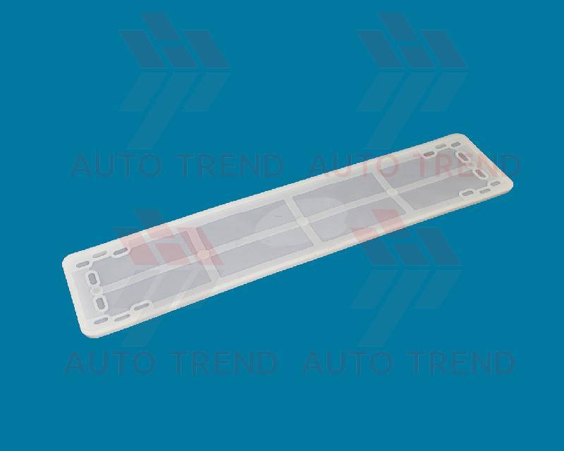 Рамка номерного знака (БЕЗ ОСНОВЫ) силикон белый (ПТП). 50125610 
Рамка номерного знака (БЕЗ ОСНОВЫ) силикон белый (ПТП). 50125610