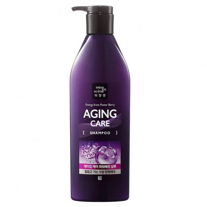Антивозрастной шампунь для силы и здоровья волос MISE EN SCENE Aging Care Shampoo 680 мл 
Антивозрастной шампунь для силы и здоровья волос MISE EN SCENE Aging Care Shampoo 680 мл