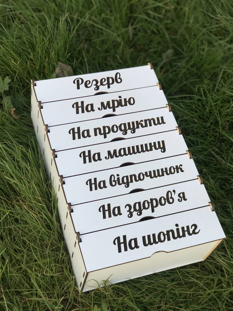Шкатулка Семейный бюджет, деревянная копилка для денег на 7 секций, Высокого качества, в подарок или для себя!, Белый
Шкатулка Семейный бюджет, деревянная копилка для денег на 7 секций, Высокого качества, в подарок или для себя!, Белый
