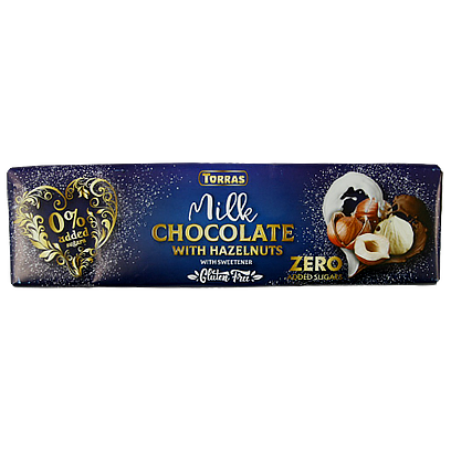 Шоколад Торрас молочний з фундуком без цукру Torras milk hazelnuts ZERO 300g 14шт/ящ (Код : 00-00005476)
Шоколад Торрас молочний з фундуком без цукру Torras milk hazelnuts ZERO 300g 14шт/ящ (Код : 00-00005476)