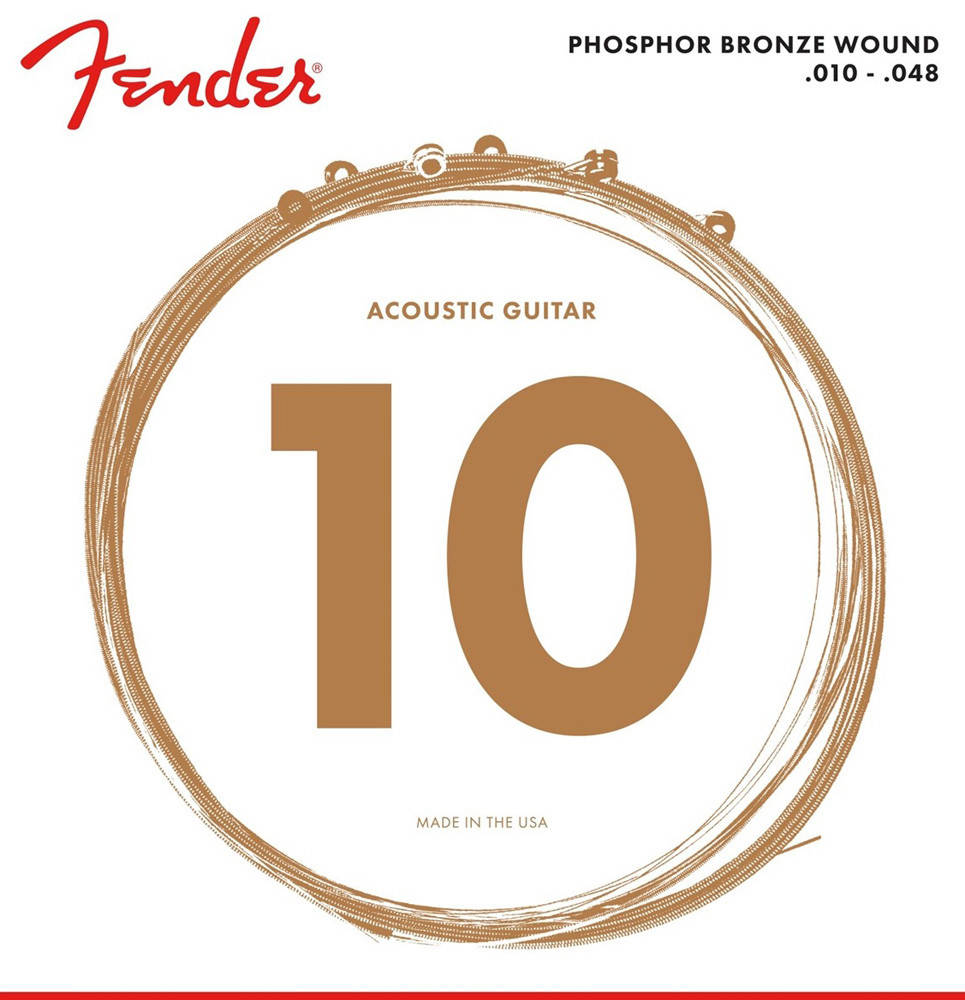 Струны для акустической гитары Fender 60XL Phosphor Bronze Acoustic Guitar Strings 10/48
Струны для акустической гитары Fender 60XL Phosphor Bronze Acoustic Guitar Strings 10/48