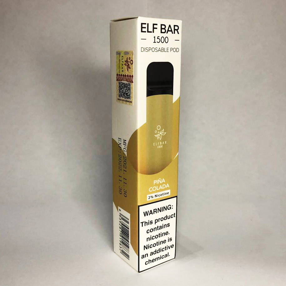 Pod-система 2% (АНГЛ) одноразовая электронная ElfBar (Эльф Бар) 1 500 затяжек 850mAh. Евро версия. Пина колада
Pod-система 2% (АНГЛ) одноразовая электронная ElfBar (Эльф Бар) 1 500 затяжек 850mAh. Евро версия. Пина колада