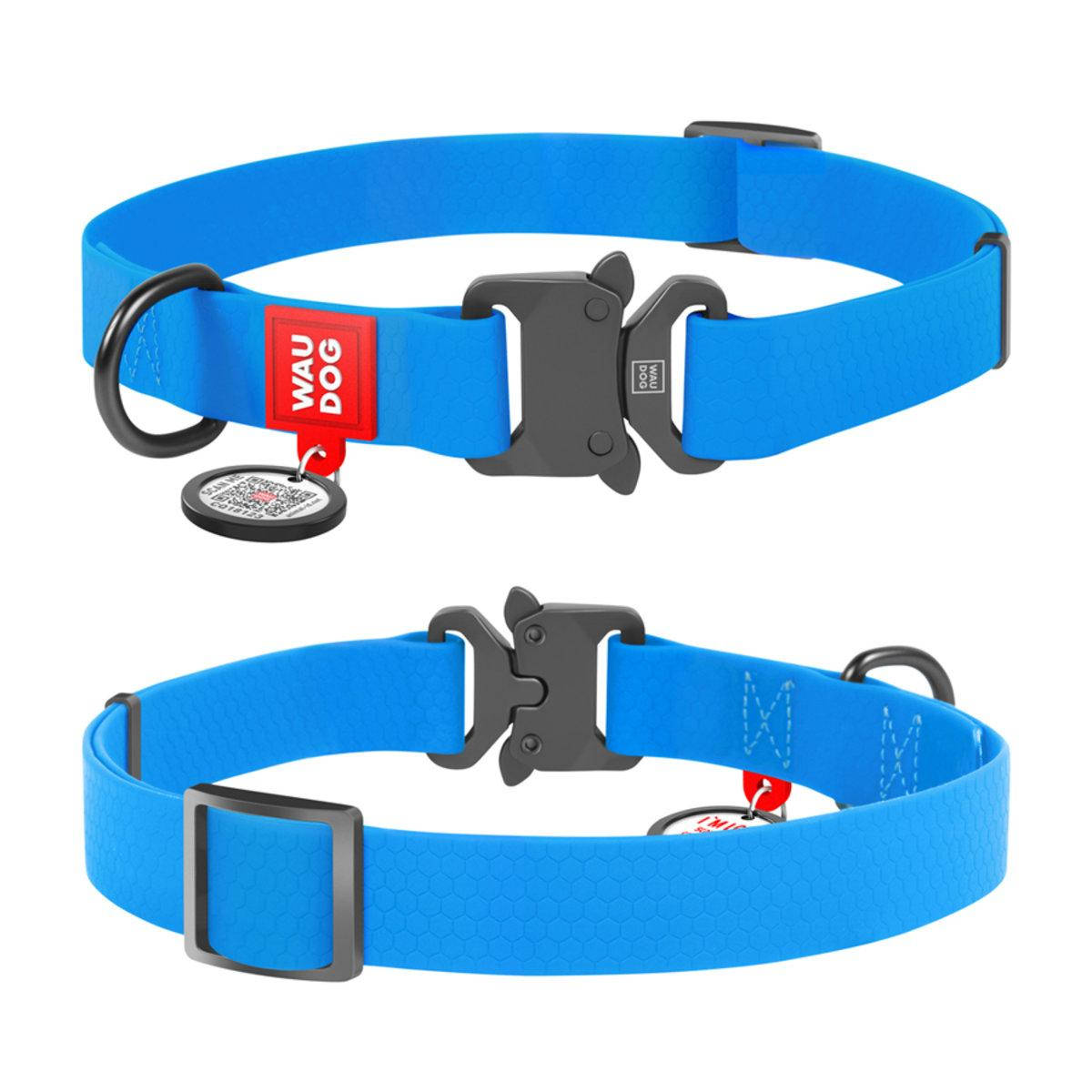 Нашийник для собак водостійкий WAUDOG Waterproof c QR паспортом, металічна пряжка-фастекс, Ш 20 мм, Дов 24-40
Нашийник для собак водостійкий WAUDOG Waterproof c QR паспортом, металічна пряжка-фастекс, Ш 20 мм, Дов 24-40