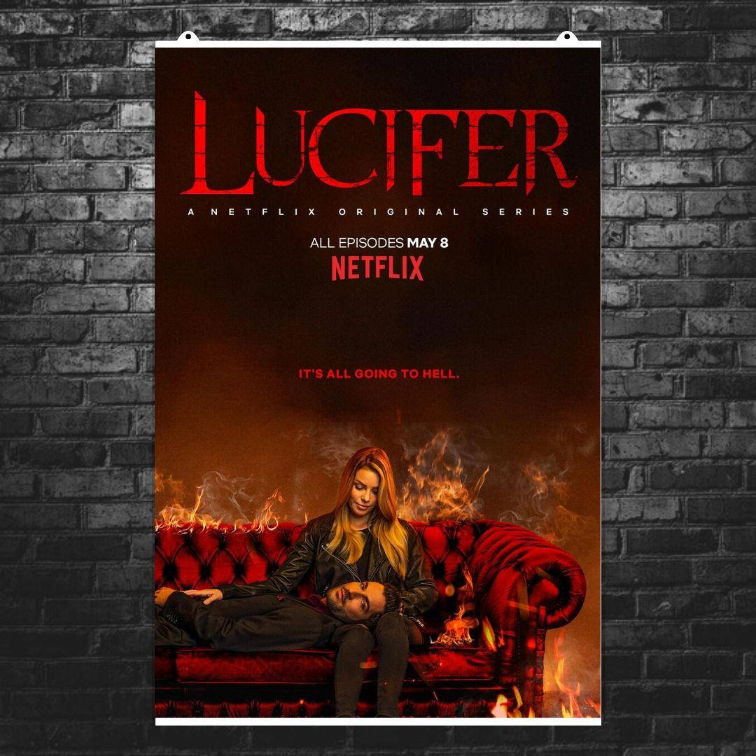 Постер "Lucifer. It's all going to hell", Люцифер, сериал. Размер 42x28см (A3). Полуглянец
Постер "Lucifer. It's all going to hell", Люцифер, сериал. Размер 42x28см (A3). Полуглянец