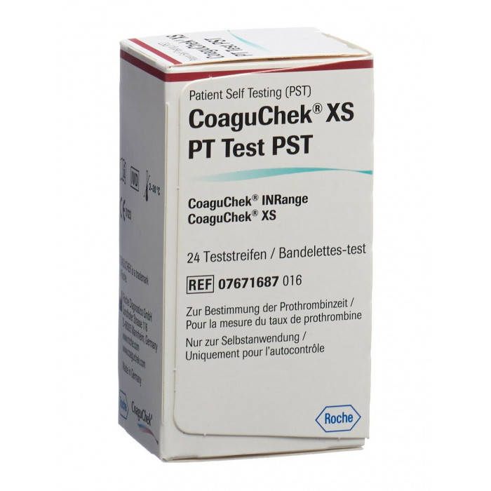 Тест-полоски CoaguChek XS PT Test PST (Коагучек ИксЭс) для определения МНО, 24 шт. - срок 08.2020
Тест-полоски CoaguChek XS PT Test PST (Коагучек ИксЭс) для определения МНО, 24 шт. - срок 08.2020