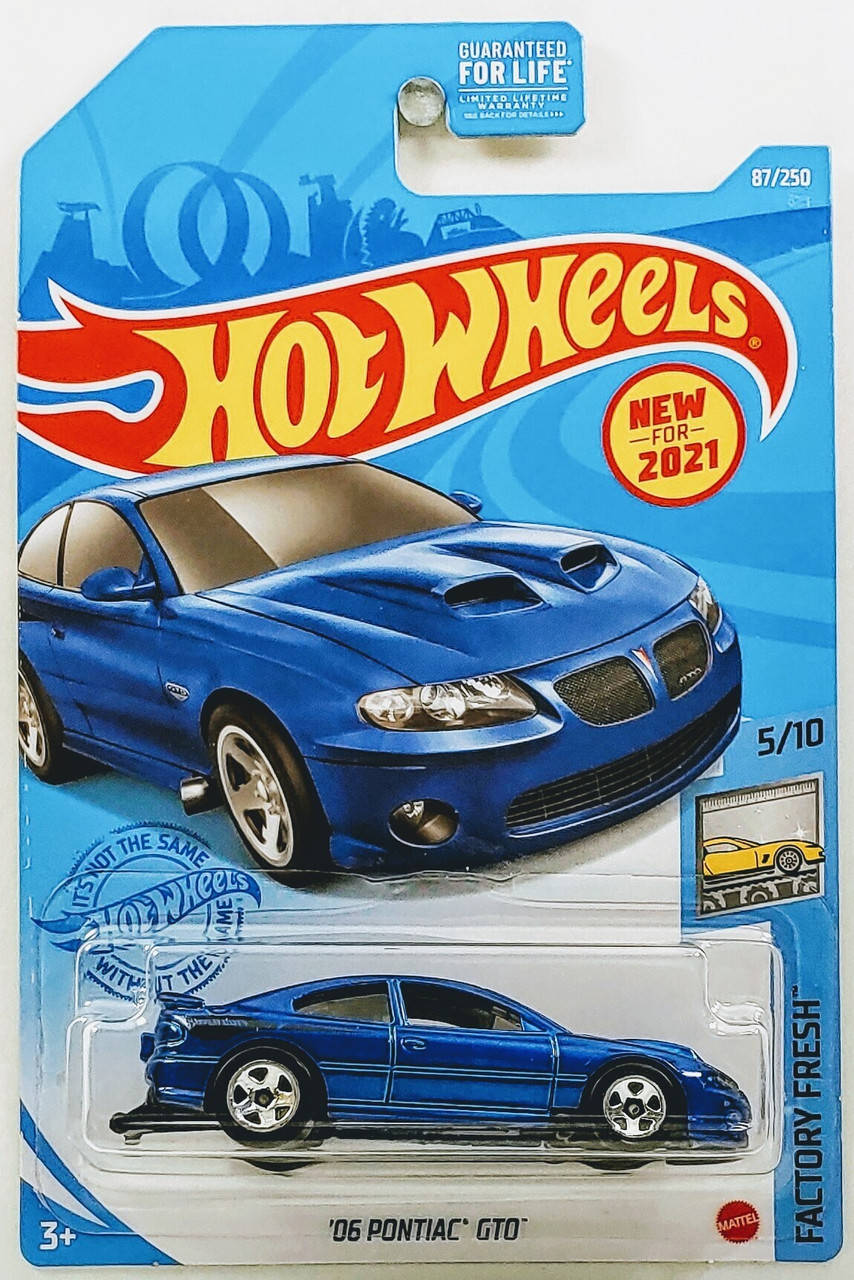 Машинка Hot Wheels - '06 Pontiac GTO - 2021 Factory Fresh (#087) - GTB72. Mattel Оригинал
Машинка Hot Wheels - '06 Pontiac GTO - 2021 Factory Fresh (#087) - GTB72. Mattel Оригинал