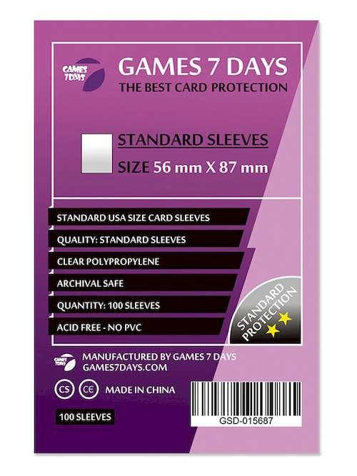 Настольная игра Games 7 Days Протекторы для карт Games7Days (56 х 87 мм, Standard USA, 100 шт.) (STANDART)
Настольная игра Games 7 Days Протекторы для карт Games7Days (56 х 87 мм, Standard USA, 100 шт.) (STANDART)