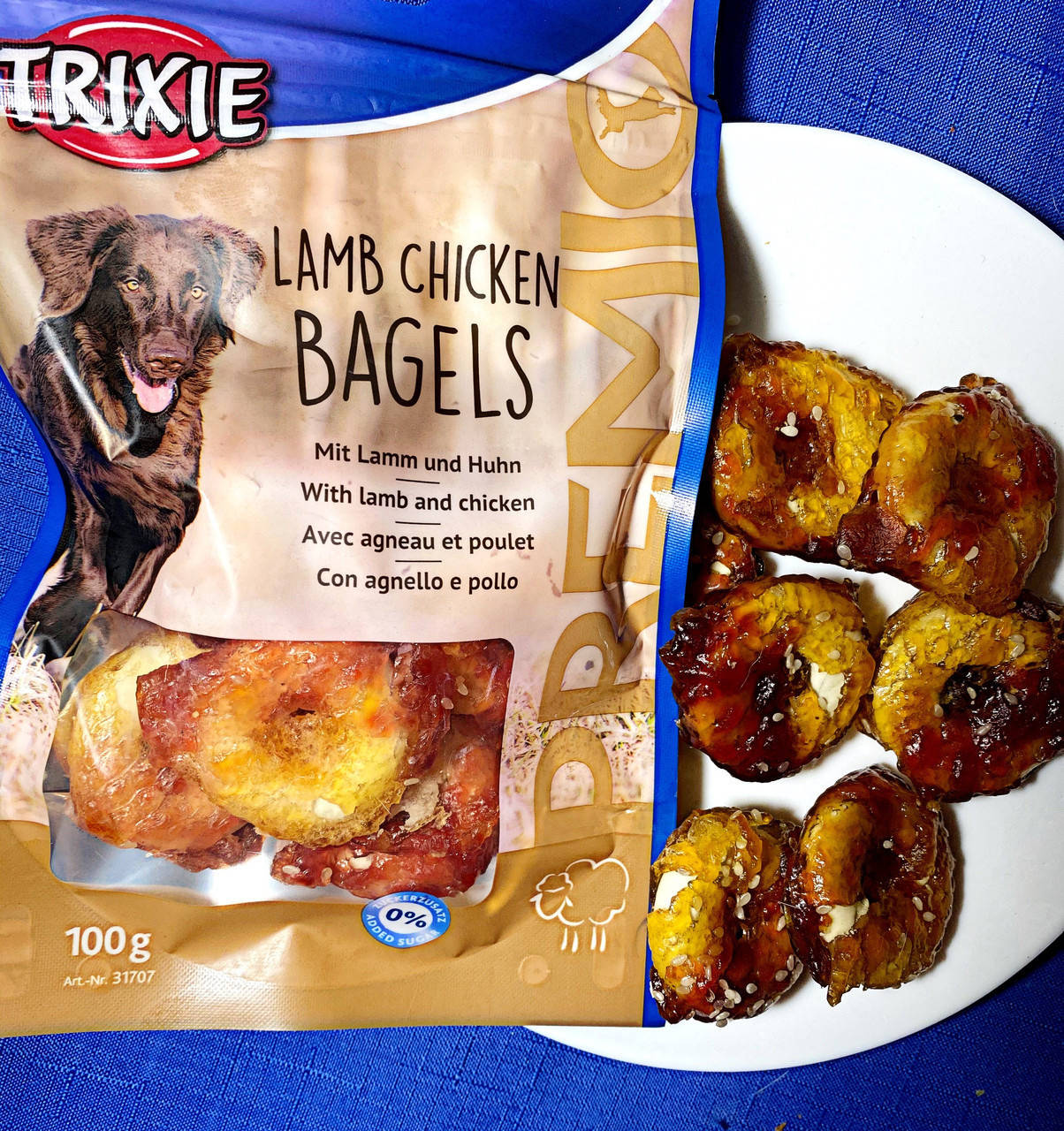 Лакомство премиальное для собак TRIXIE PREMIO LAMB CHICKEN BAGELS с ягненком и курицей 100 гр
Лакомство премиальное для собак TRIXIE PREMIO LAMB CHICKEN BAGELS с ягненком и курицей 100 гр