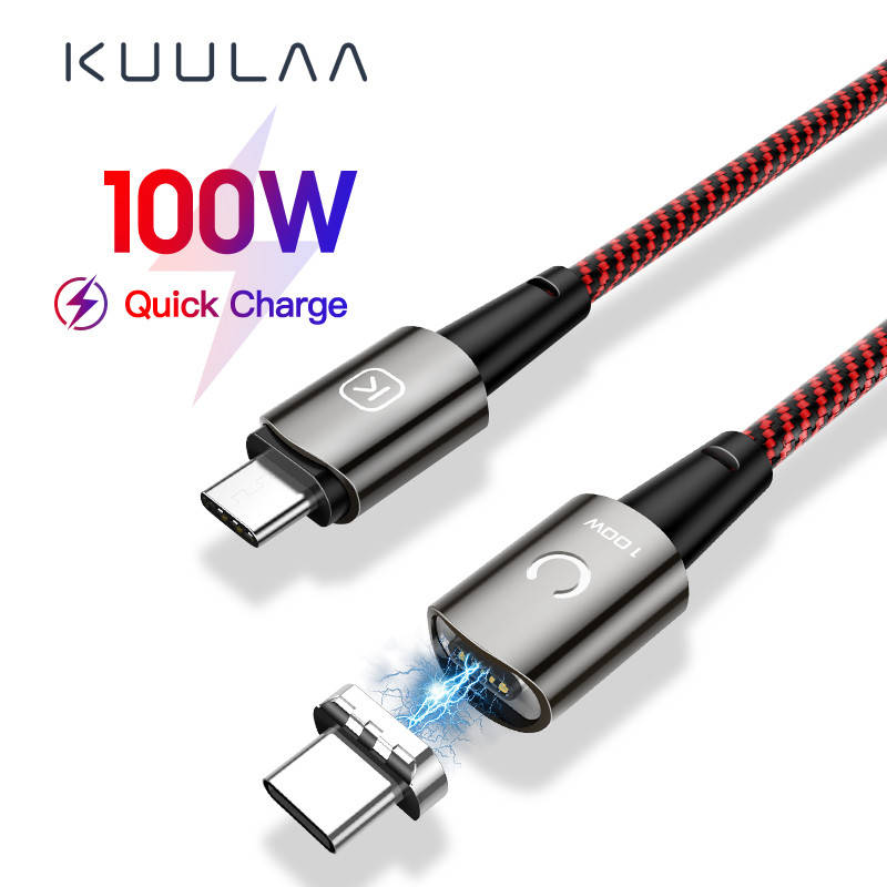 Магнитный кабель быстрой зарядки с Type-C на Type-C KUULAA Fast Charge Magnetic Data Cable |1m, 100W PD, 5A|, Бордовый
Магнитный кабель быстрой зарядки с Type-C на Type-C KUULAA Fast Charge Magnetic Data Cable |1m, 100W PD, 5A|, Бордовый