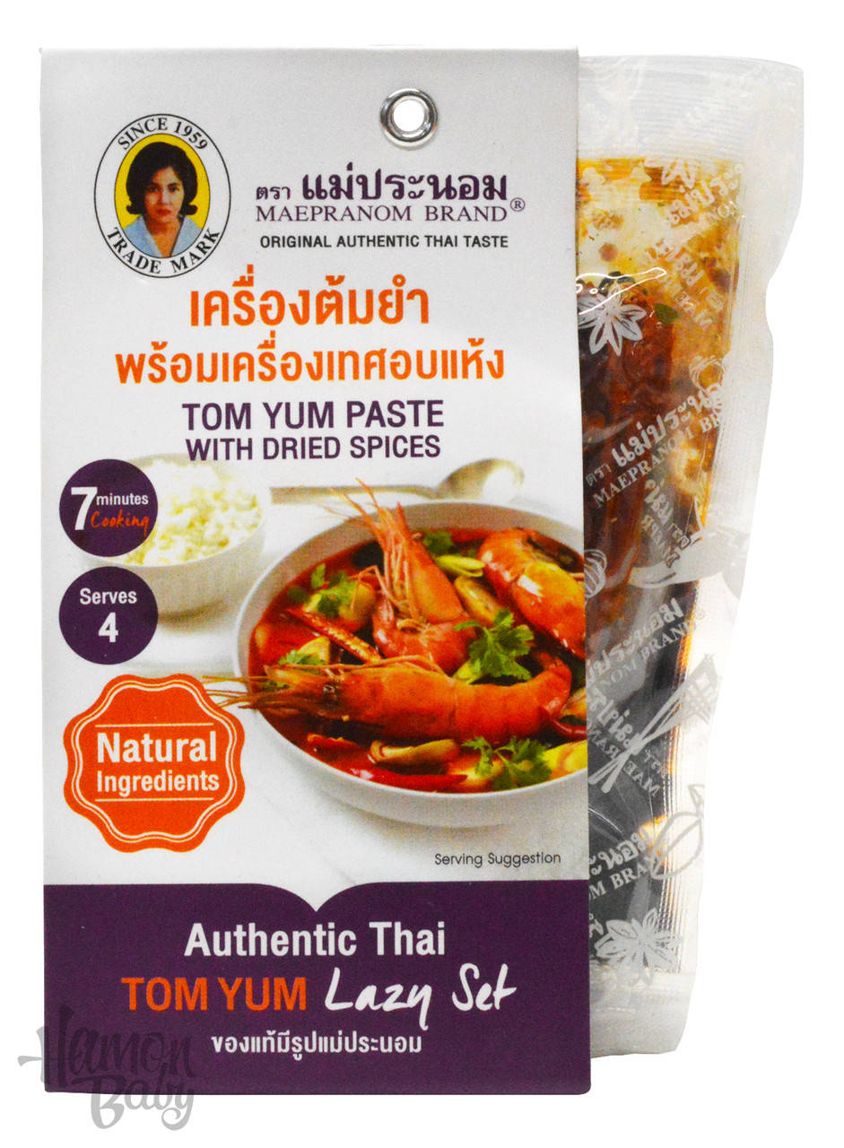 Набор с пастой Том Ям (Tom Yum) с сушеными специями (на 4 порции), 88 г, ТМ Maepranom, Таиланд
Набор с пастой Том Ям (Tom Yum) с сушеными специями (на 4 порции), 88 г, ТМ Maepranom, Таиланд