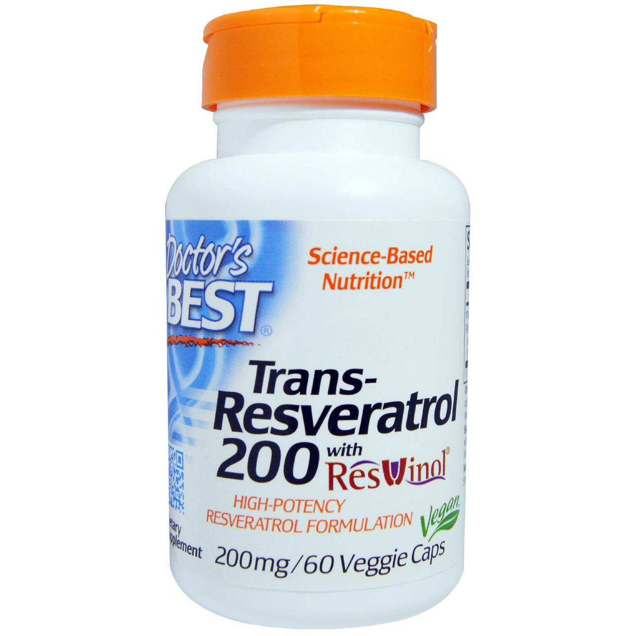 Транс-ресвератрол с экстрактом ResVinol (Trans-Resveratrol with Resvinol) 200 мг 60 капсул
Транс-ресвератрол с экстрактом ResVinol (Trans-Resveratrol with Resvinol) 200 мг 60 капсул